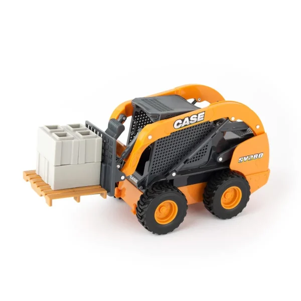Manufacturer_ERTL Loaders<1/16 Big Farm Case SV280 Skid Steer Set with Accessories