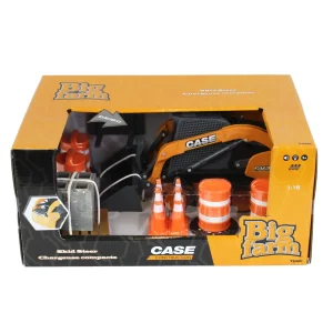 Manufacturer_ERTL Loaders<1/16 Big Farm Case SV280 Skid Steer Set with Accessories