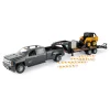 Manufacturer_ERTL Loaders<1/16 Big Farm Chevy Dually Quad Cab with Gooseneck Trailer and John Deere Skid Steer