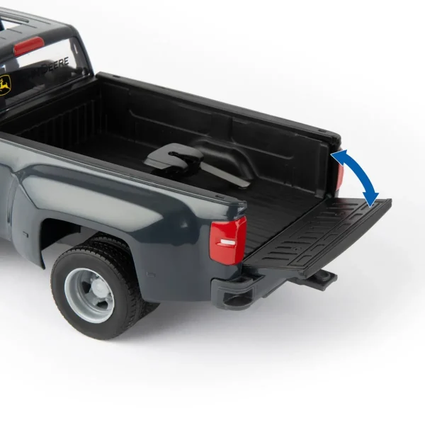 Manufacturer_ERTL Loaders<1/16 Big Farm Chevy Dually Quad Cab with Gooseneck Trailer and John Deere Skid Steer
