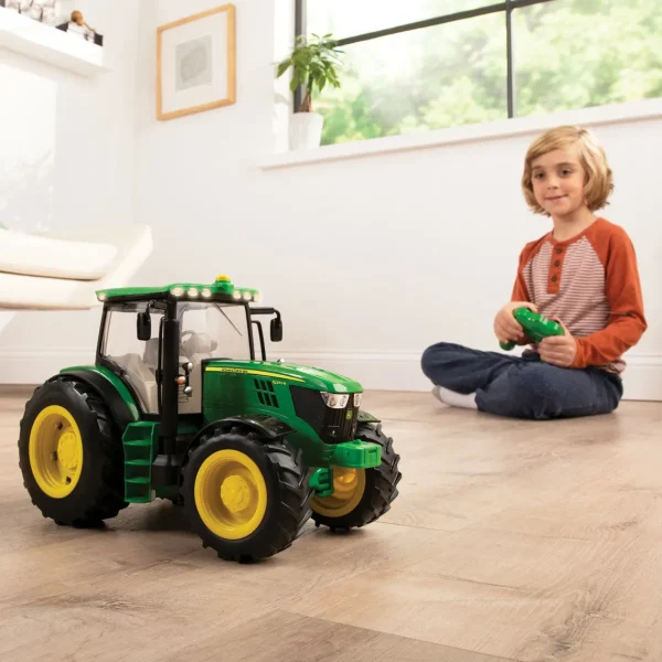 Manufacturer_ERTL Radio Control<1/16 Big Farm John Deere 6210R Remote Control Tractor
