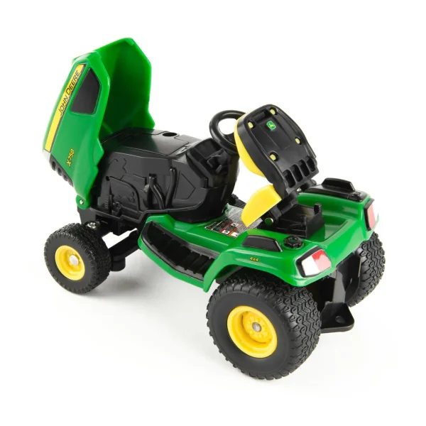 Manufacturer_ERTL Lawn & Garden<1/16 Big Farm John Deere X758 Lawn Mower with Blade and Cart