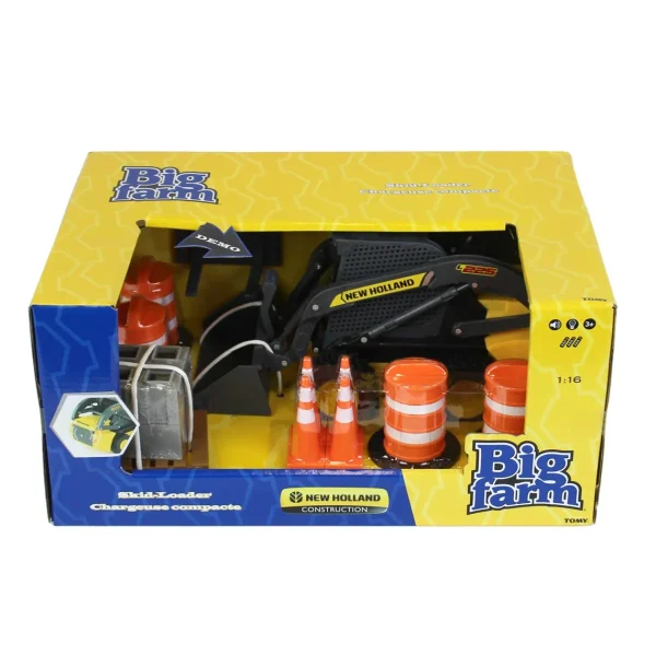 Manufacturer_ERTL Loaders<1/16 Big Farm New Holland L225 Skid Steer Set with Accessories