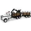 Manufacturer_ERTL Logging Trucks<1/16 Big Farm Peterbilt Model 367 Log Truck with Pup Trailer and Logs