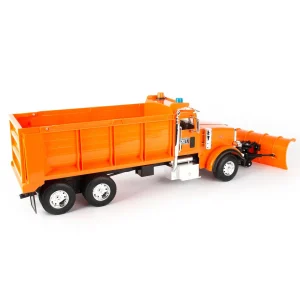 Outback Toys Dump Trucks<1/16 Big Farm Peterbilt Model 367 DOT Truck with Snow Plow