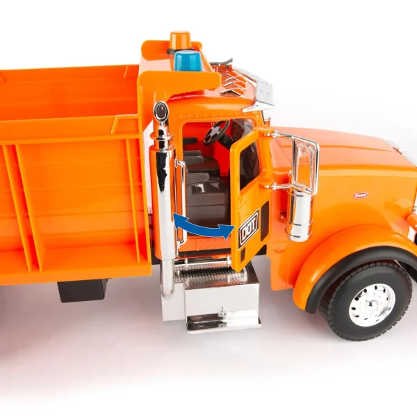 Outback Toys Dump Trucks<1/16 Big Farm Peterbilt Model 367 DOT Truck with Snow Plow