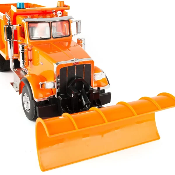 Outback Toys Dump Trucks<1/16 Big Farm Peterbilt Model 367 DOT Truck with Snow Plow
