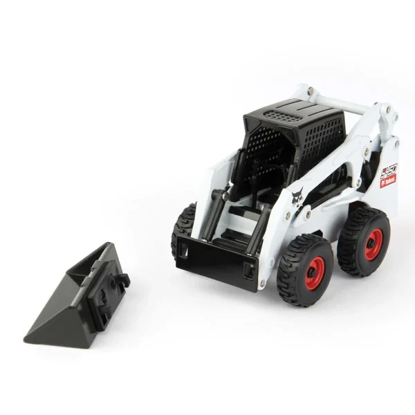 Manufacturer_ERTL Lowboys & Flatbeds<1/32 Big Roads Peterbilt 579 w/ Lowboy & 2 Die-cast Bobcat S450 Skid Loaders