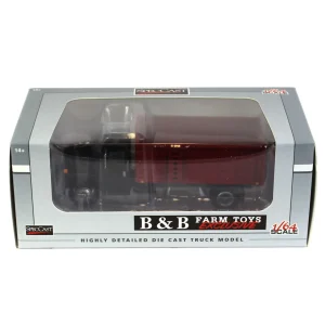 Manufacturer_SpecCast Dump Trucks<1/64 Black 1982 International S1954 Grain Truck by SpecCast