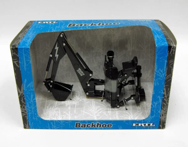 Manufacturer_ERTL Implements<1/16 Black Bradco Backhoe Attachment for ERTL Tractors