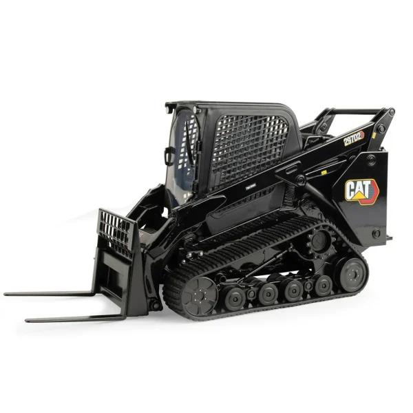 Manufacturer_ERTL Loaders<1/16 Black High Detail Caterpillar Tracked 297D2 Skid Steer Loader, ERTL Exclusive