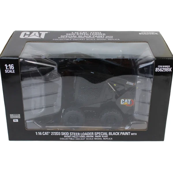 Manufacturer_ERTL Loaders<1/16 Black High Detail Caterpillar Wheeled 272D3 Skid Steer Loader, ERTL Exclusive