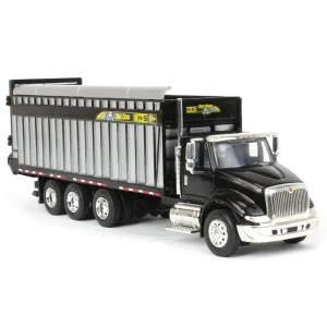 Manufacturer_SpecCast Agricultural Trucks<1/64 Black International 8600 with H&S Big Dog 1226 Forage Box