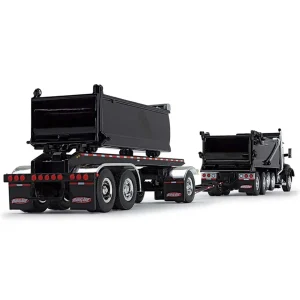 Manufacturer_DCP by First Gear Dump Trucks<1/64 Black Kenworth T880 Rogue Dump w/ Rogue Transfer Dump Trailer, DCP by First Gear