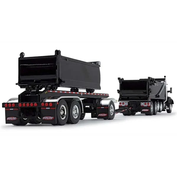 Manufacturer_DCP by First Gear Dump Trucks<1/64 Black Kenworth T880 Rogue Dump w/ Rogue Transfer Dump Trailer, DCP by First Gear