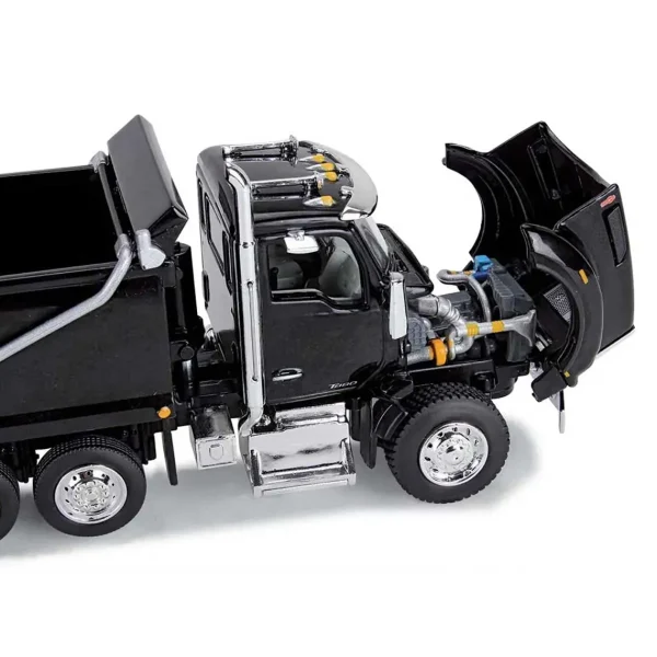 Manufacturer_DCP by First Gear Dump Trucks<1/64 Black Kenworth T880 Rogue Dump w/ Rogue Transfer Dump Trailer, DCP by First Gear