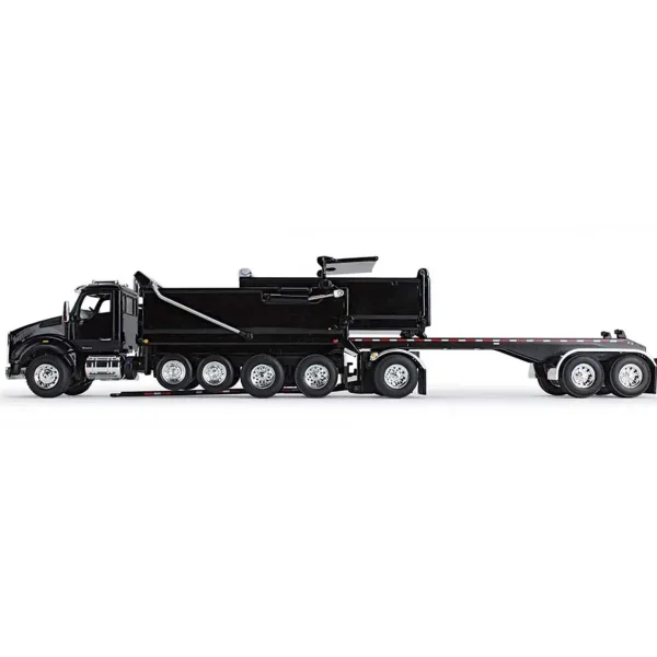 Manufacturer_DCP by First Gear Dump Trucks<1/64 Black Kenworth T880 Rogue Dump w/ Rogue Transfer Dump Trailer, DCP by First Gear