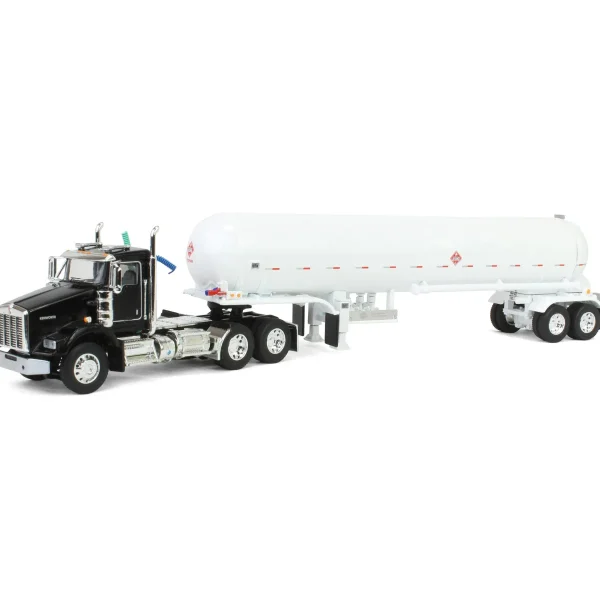 Manufacturer_DCP by First Gear Tanker Trucks<1/64 Black Kenworth T800 w/ Mississippi LP Anhydrous Tanker, DCP by First Gear