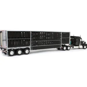 Manufacturer_DCP by First Gear Agricultural Trucks<1/64 Black Kenworth W990 with Wilson Silverstar Livestock Trailer, DCP by First Gear