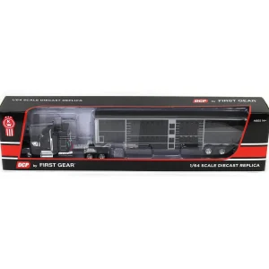 Manufacturer_DCP by First Gear Agricultural Trucks<1/64 Black Kenworth W990 with Wilson Silverstar Livestock Trailer, DCP by First Gear