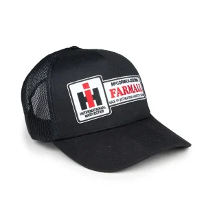 Outback Toys Ih Farmall<Black McCormick Deering Farmall Logo Mesh Back Trucker Hat
