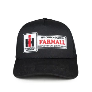 Outback Toys Ih Farmall<Black McCormick Deering Farmall Logo Mesh Back Trucker Hat