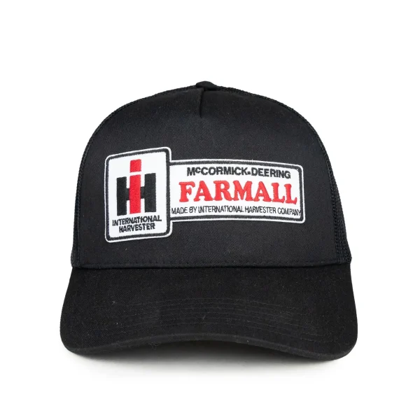 Outback Toys Ih Farmall<Black McCormick Deering Farmall Logo Mesh Back Trucker Hat