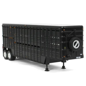 Manufacturer_Other Agricultural Trucks<1/64 Black Wilson Tandem-Axle 40ft Vintage Livestock Trailer