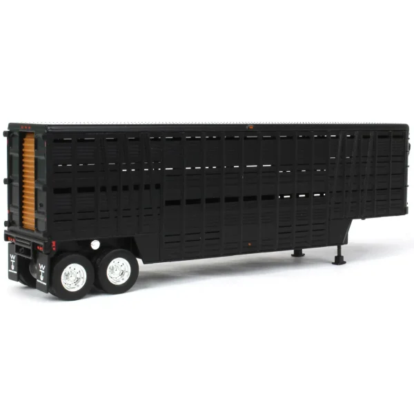 Manufacturer_Other Agricultural Trucks<1/64 Black Wilson Tandem-Axle 40ft Vintage Livestock Trailer
