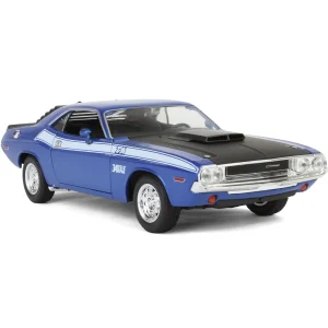 Manufacturer_First Gear, Inc. Cars & Suvs<1/24 Blue 1970 Dodge Challenger T/A 340 Six Pak Car by First Gear