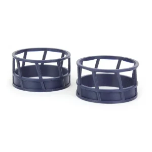 Outback Toys 3D Print & Small Accessories<1/64 Blue Hay Feeder, 2 Pack, 3D Printed