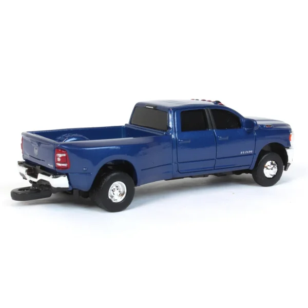 Manufacturer_ERTL Pickup Trucks<1/64 Blue RAM 3500 Die-cast Dually Pickup, ERTL Collect N Play