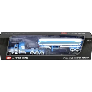 Manufacturer_DCP by First Gear Tanker Trucks<1/64 Blue/White Peterbilt 389 with Triple Axle Anhydrous Tank Trailer, DCP by First Gear