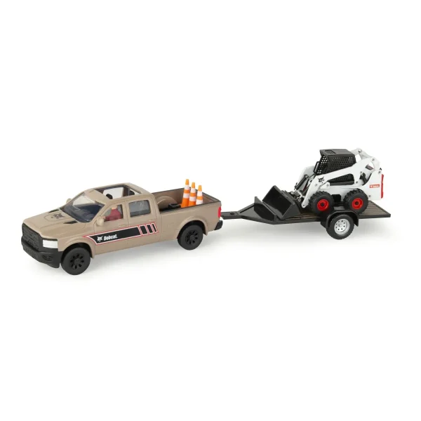 Manufacturer_ERTL Loaders | Pickup Trucks<1/32 Bobcat 7 Piece Construction Set