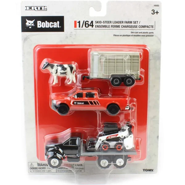 Outback Toys Loaders<1/64 Bobcat 5 Piece Construction & Farming Sets