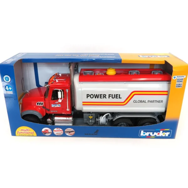 Outback Toys Tanker Trucks<BONUS: 1/16 BRUDER Mack Granite Fuel Tanker with Bruder Hard Hat