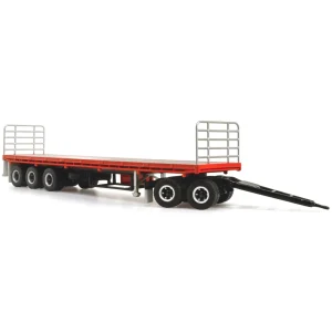 Manufacturer_Highway Replicas Lowboys & Flatbeds<1/64 Brambles Manford Flatbed Trailer and Dolly by Highway Replicas