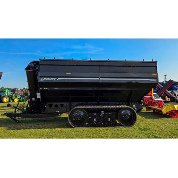 Manufacturer_SpecCast Implements<1/64 Brent 1398 Grain Cart with Equalizer Tracks, Metallic Black