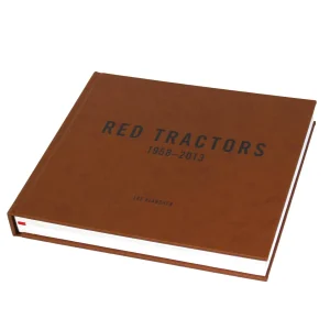 Outback Toys Books, Calendars & Dvds<Brown Leather Cover RED Tractors 1958-2013 Hardbound Book Limited Collectors Edition