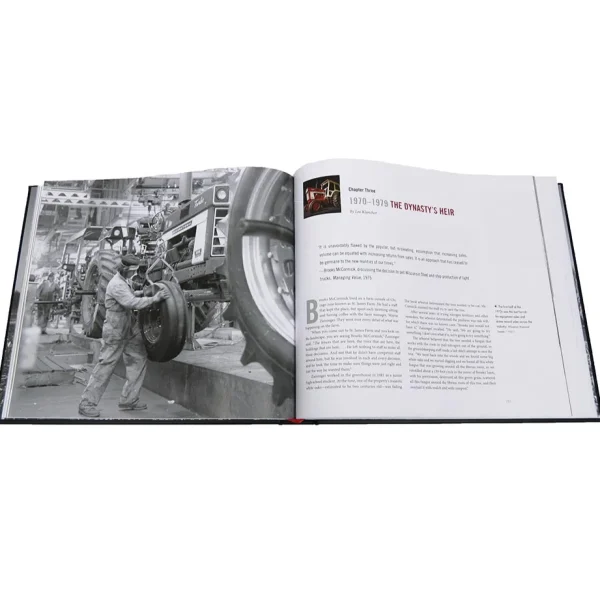 Outback Toys Books, Calendars & Dvds<Brown Leather Cover RED Tractors 1958-2013 Hardbound Book Limited Collectors Edition