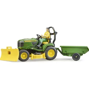 Manufacturer_Bruder Toys Lawn & Garden<1/16 Bruder John Deere X949 Lawn Tractor with Trailer and Gardener