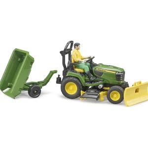 Manufacturer_Bruder Toys Lawn & Garden<1/16 Bruder John Deere X949 Lawn Tractor with Trailer and Gardener