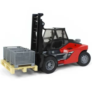 Manufacturer_Bruder Toys Loaders<1/16 Bruder Linde HT160 Forklift with Pallet and 3 Pallet Cages