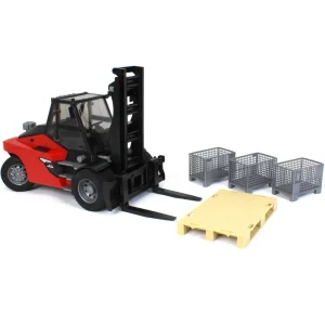 Manufacturer_Bruder Toys Loaders<1/16 Bruder Linde HT160 Forklift with Pallet and 3 Pallet Cages