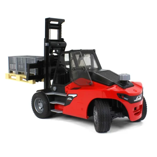 Manufacturer_Bruder Toys Loaders<1/16 Bruder Linde HT160 Forklift with Pallet and 3 Pallet Cages