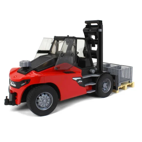 Manufacturer_Bruder Toys Loaders<1/16 Bruder Linde HT160 Forklift with Pallet and 3 Pallet Cages