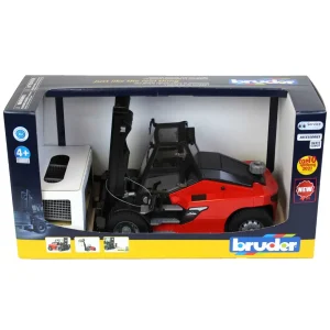 Manufacturer_Bruder Toys Loaders<1/16 Bruder Linde HT160 Forklift with Pallet and 3 Pallet Cages