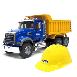 Outback Toys Dump Trucks<Bruder MACK Granite Dump Truck with Yellow Hard Hat