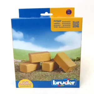 Manufacturer_Bruder Toys Wooden Barns & Large Accessories<1/16 Bruder Rectangular Hay Bales Rectangular 4 Pack