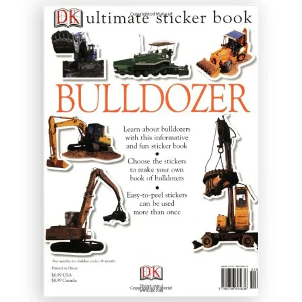 Outback Toys Books, Calendars & Dvds<Bulldozer Ultimate Sticker Book